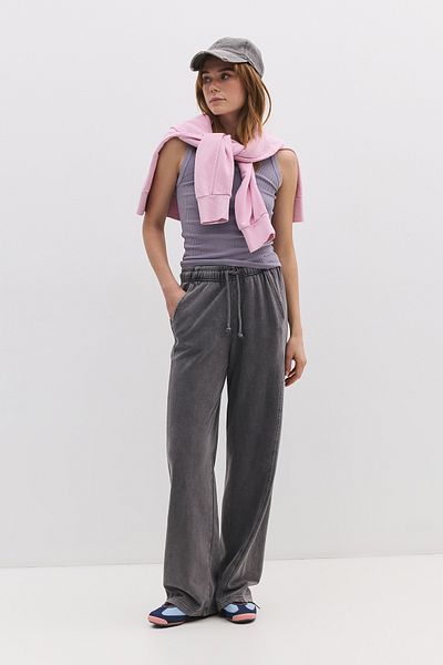 No Matter What Cotton Wide Leg Trousers