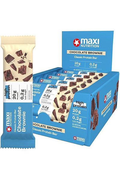 Maxi Nutrition Chocolate Brownie Classic Protein Bar | Box Of 16 Pcs