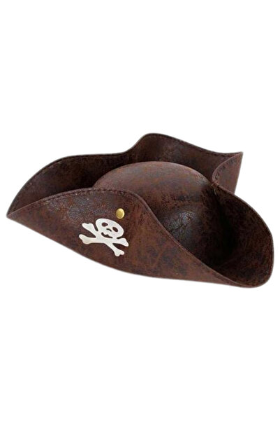 ReilaToys Captain Jack Sailor Vinlex Leather Pirate Hat Rp4602