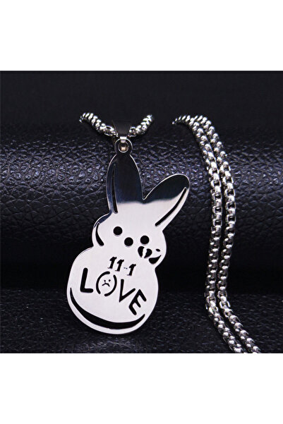 Choice Love 50cm box SR Kpop Lil Peep Love Rabbit Sad for love Pendant Neckla...