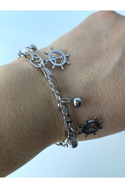 kurukafagift مرساة السائبة 2 سلسلة نموذج سوار الصلب