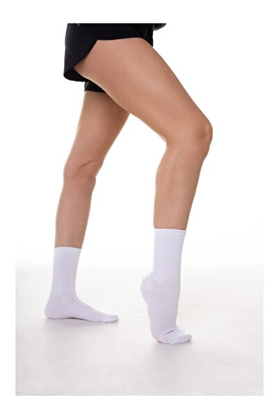 Ozzy Socks 6 ζευγάρια λευκές κάλτσες τένις Unisex χωρίς ραφή χωρίς λογότυπο