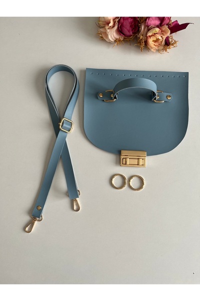 zg hobi aksesuar طقم جلد حقيبة محبوكة، حزام، طقم غطاء