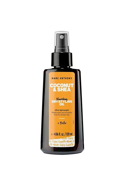 MARC ANTHONY Coconut And Shea - Nourishing Dry Styling Oil, Infused With Biotin - 120Ml