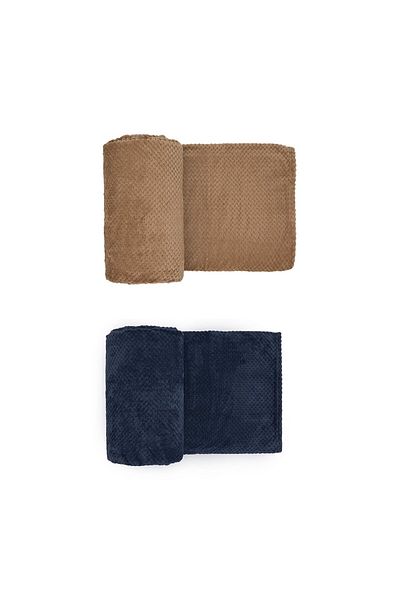 MATMEL Homebasix Popcorn Flannel Single Blanket 150X220