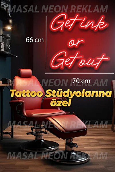 Masal Tattoo Stüdyolarına Dövmecilerine özel neon tabela Tattoo neon tabela