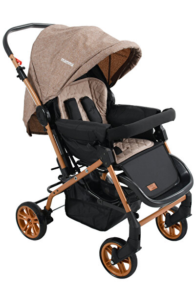 Mamma King Çift Yönlü Bebek Arabası + Ayak Örtüsü ve Yağmurluk