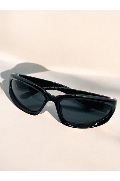 MİSE Party / Bicycle / Motorcycle / Alien Style Black Unisex Sunglasses New Season