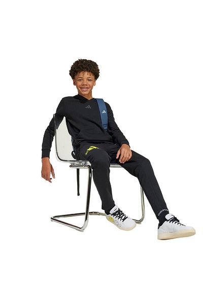 adidas Pantaloni de trening negri pentru copii J Smi Pant Jj3073