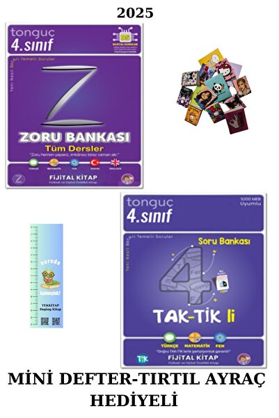 Tonguç Yayınları Tonguç 4. Sınıf Zoru Bankası TD. + 4. Sınıf Taktikli TD. Kit...