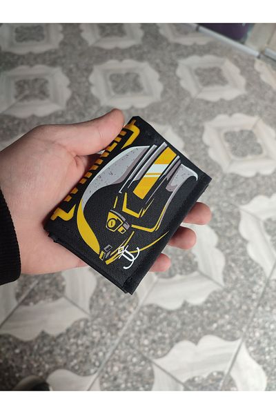 JANJAN Sports Wallet, Unisex Wallet with Velcro, Zipper, Keychain, Coin Compartment, Fabric Wallet