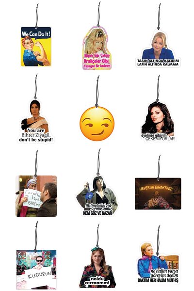 Genel Markalar 12 li Güçlü Kadınlara Özel Seri Görselli Hediye Konseptli Oto ...