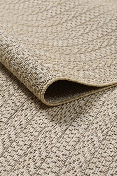 Livset Hasır Bej Kilim Jüt Dokuma Ince Halı Sisal Salon Mutfak Oturma Odası Ç...