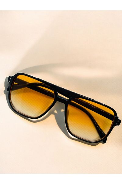 MİSE Orange Glass Unisex Sunglasses - New Season