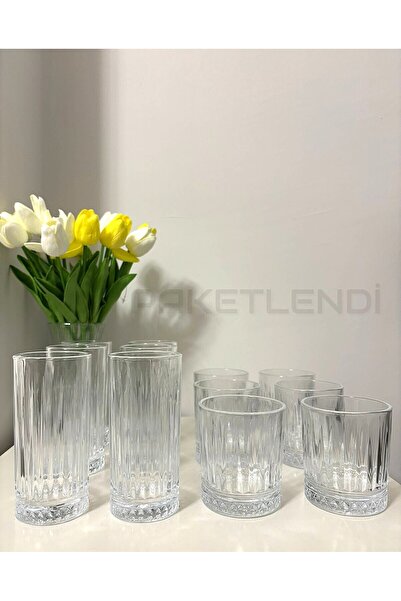 PAKETLENDİ Eliza 12 Li Bardak Takımı