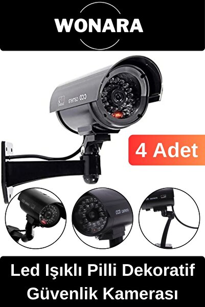 Wonara Özel Tasarım Ev Ofis Bahçe İçin Led Işıklı Pilli Caydırıcı Dekoratif G...