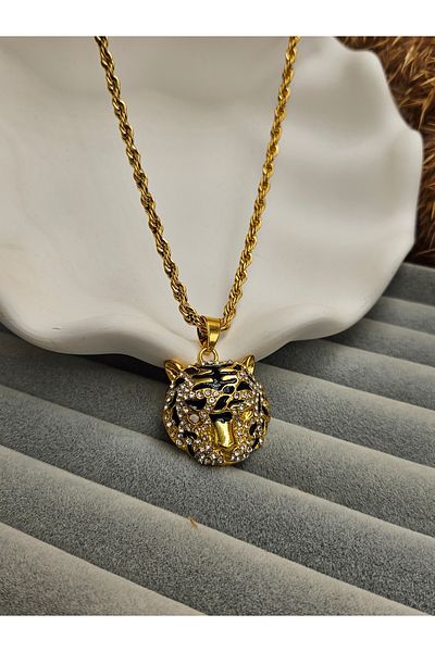 AURA Steel Necklace Tiger Model Unisex Product