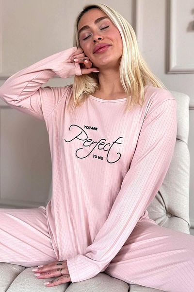 Pijamaevi Powder Perfect Dublin Long Sleeve Women's Pajamas Set