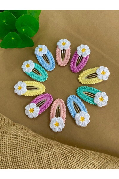 Voice Packaging Set de 10 catarame pentru fetițe, realizate manual