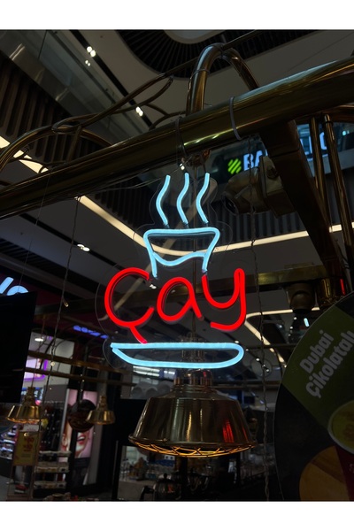 Pleksistore Çay neon led tabela 25 cm