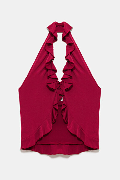 No Matter What Ruffle Detailed Blouse