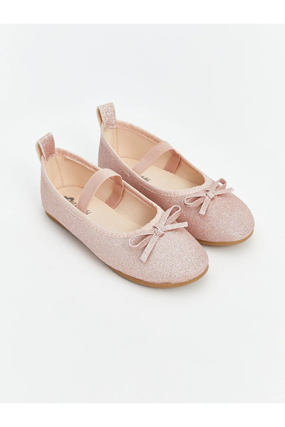 LC Waikiki Girl's Ballerina Flats with Bow Detail