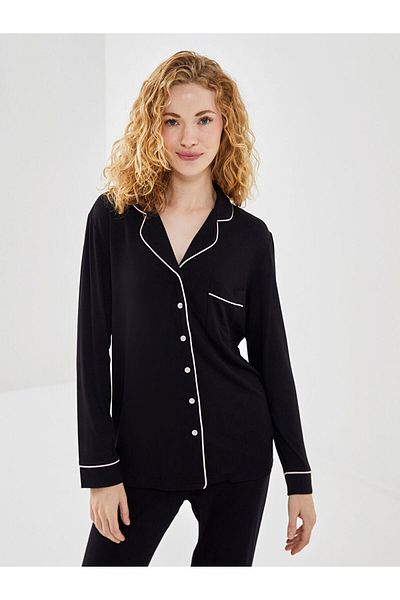 LC Waikiki Σετ γυναικεία πιτζάμα με γιακά πουκάμισο New Season - S59827Z8