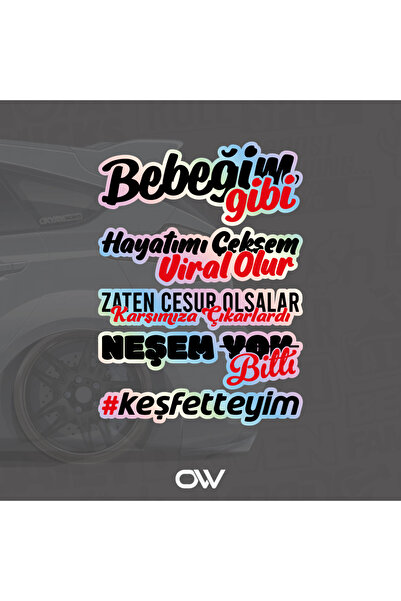 OkyayWorks حزمة ملصق الهولوغرام