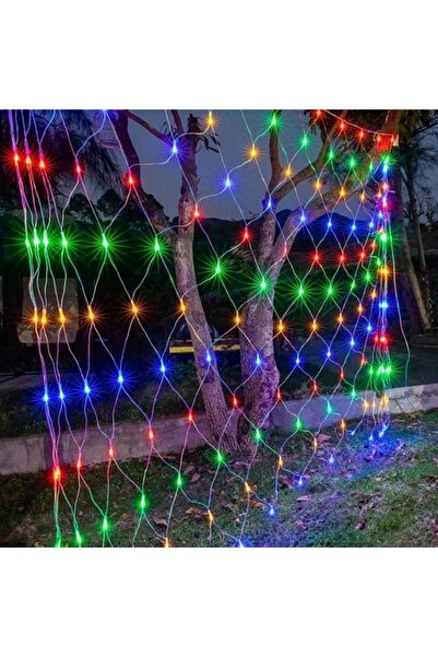 Brokoli Home 2x2 Metre 8 Animasyon Modlu Ağ Perde Led Fişli Eklenebilir Modlu...