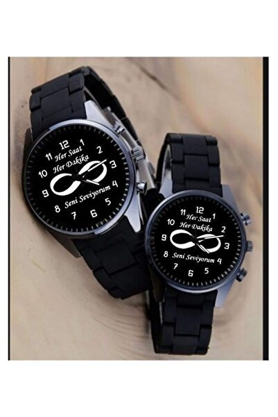 Bika Time Her saat  Her Dakika Seni seviyorum Yazılı Sevgili Kol Saati Doğum ...