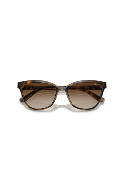 Vogue Vo5496sı Kadın Güneş Gözlüğü Leopar Gözlük Kahverengi Cat Eye