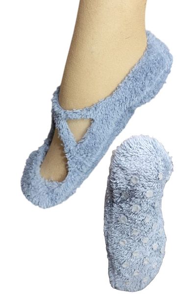 marufshop 1 Piece Anti-Slip Sole Plush Yoga Pilates Fitness Socks