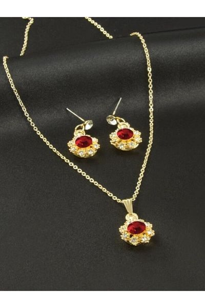 CADI BOUTİQUE Jewelled Set Necklace