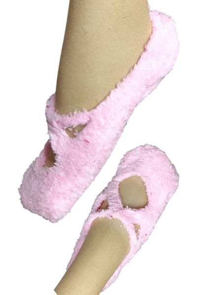 marufshop 1 Piece Anti-Slip Sole Plush Yoga Pilates Fitness Socks