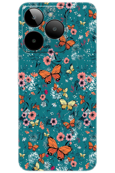 General Mobile Era 30 (G518) Uyumlu Kılıf Desen Baskılı Silikon Kelebek STK:6...