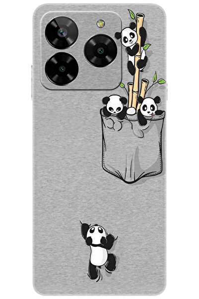 General Mobile ERA 50 (G318) Uyumlu Kılıf Desen Baskılı Silikon Pandalar STK:...