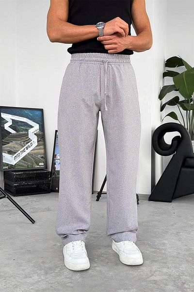 HAFKAGİYİM Παντελόνι Jogger με γκρι υφή