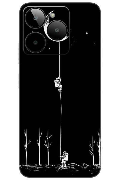 General Mobile Era 30 (G518) Uyumlu Kılıf Desen Baskılı Silikon Astronot Seri...