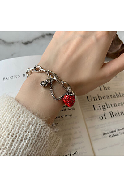 Choice Style B FOXANRY Silver Color Thick Chain Bracelets for Women Trendy El...