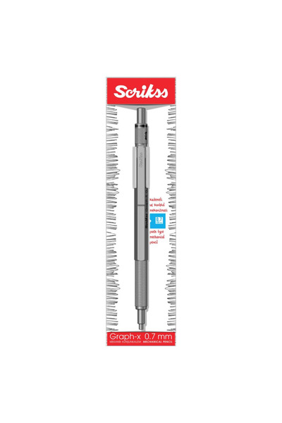 Scrikss Graph-X Mekanik Kurşun Kalem 2.0 mm Kurşun Gri