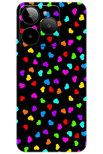 General Mobile Era 30 (G518) Uyumlu Kılıf Desen Baskılı Silikon Renkli Minik ...