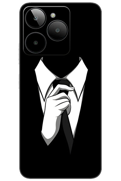 General Mobile Era 30 (G518) Uyumlu Kılıf Desen Baskılı Silikon Gizemli Adam ...