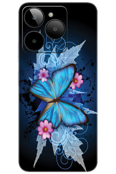 General Mobile Era 30 (G518) Uyumlu Kılıf Desen Baskılı Silikon Kelebek Resim...