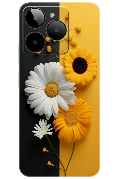 General Mobile Era 30 (G518) Uyumlu Kılıf Desen Baskılı Silikon Papatya Seris...