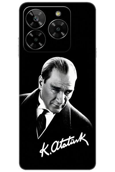 General Mobile ERA 50 (G318) Uyumlu Kılıf Desen Baskılı Silikon Mustafa Kemal...
