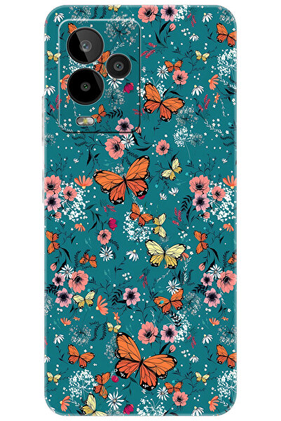 General Mobile GM 24 PRO (G514) Uyumlu Kılıf Desen Baskılı Silikon Kelebek ST...