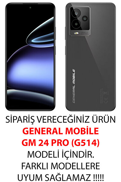 General Mobile GM 24 PRO (G514) Uyumlu Kılıf Desen Baskılı Silikon Astronot STK:696 CP-pARDbbv