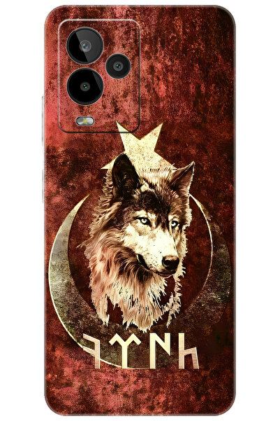 General Mobile GM 24 PRO (G514) Uyumlu Kılıf Desen Baskılı Silikon Kurt ve Gö...