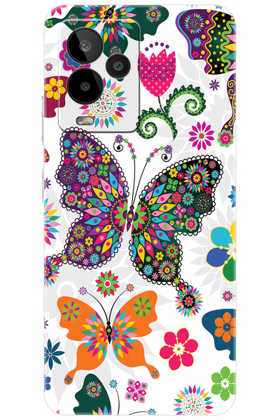 General Mobile GM 24 PRO (G514) Uyumlu Kılıf Desen Baskılı Silikon Renkli Kel...