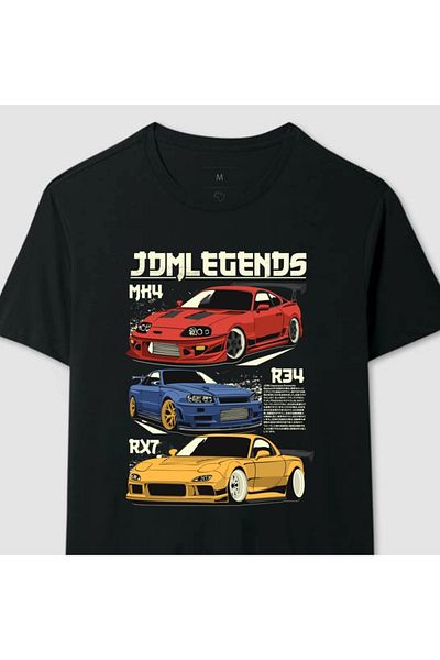 Korefanzin Tricou JDM Turbo Car 2025 Tricou de curse japonez pentru mecanic pentru adulți